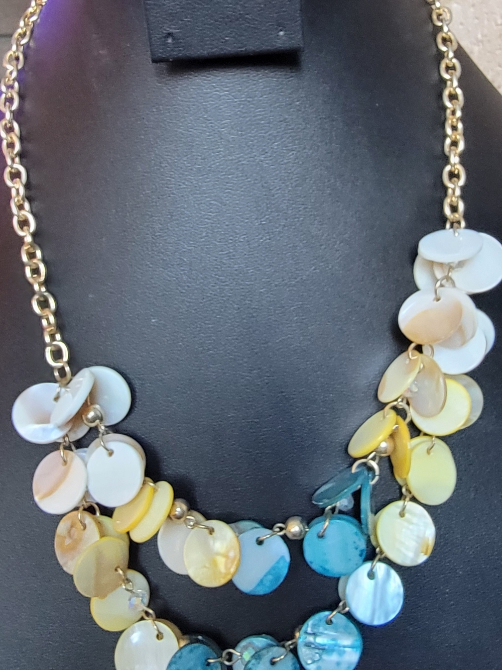 Eye Catching Two Layer Statement Necklace